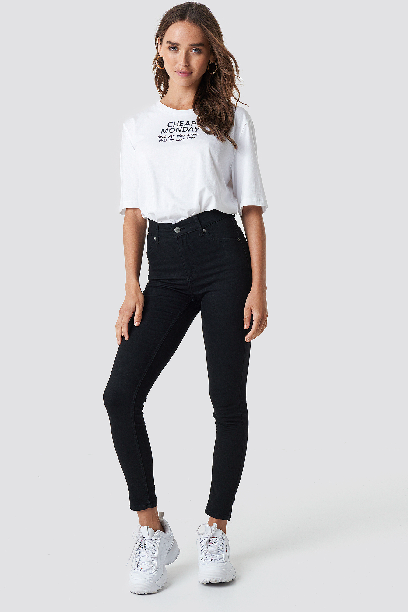 High Spray Black Jeans NA-KDLOUNGE.DE