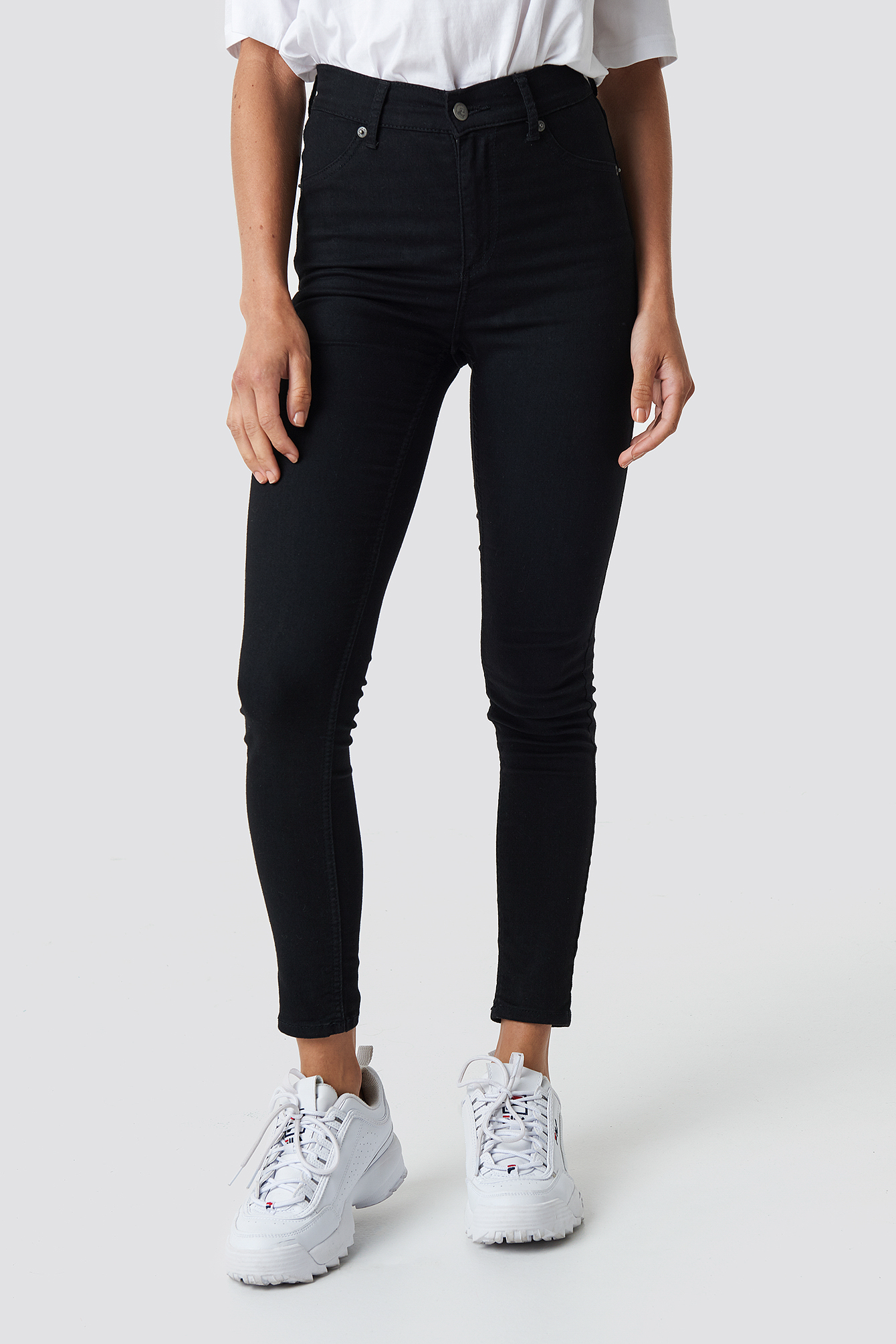 High Spray Black Jeans NA-KDLOUNGE.DE
