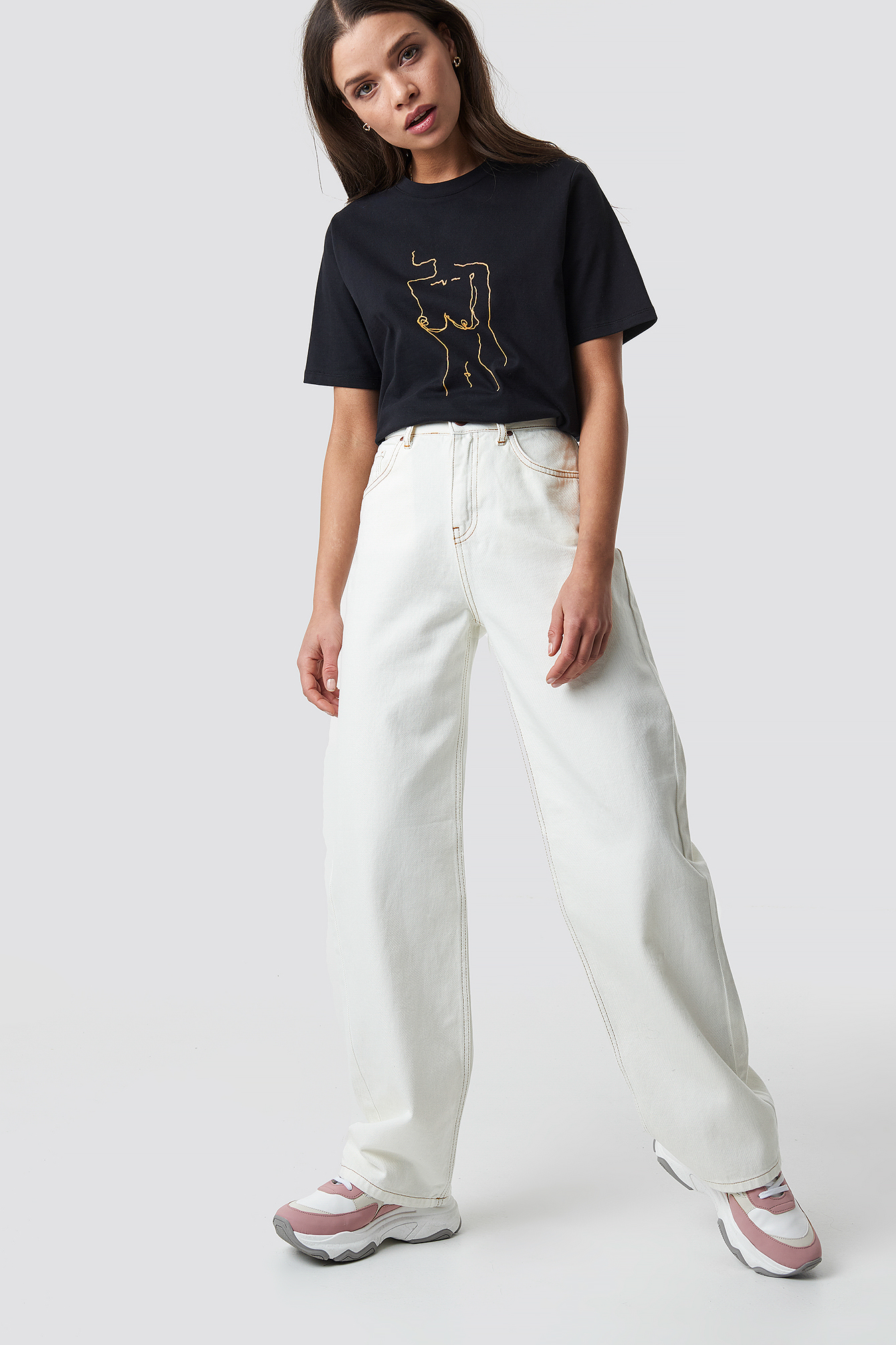 Flared Highrise Denim NA-KDLOUNGE.DE