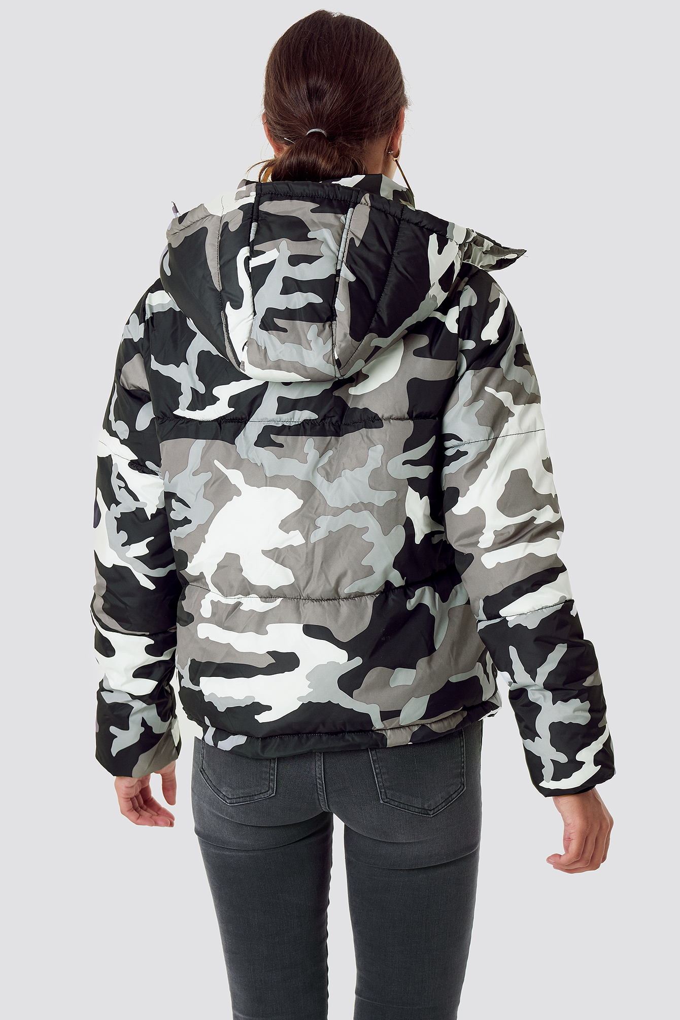 Camo Padded Jacket NA-KDLOUNGE.DE