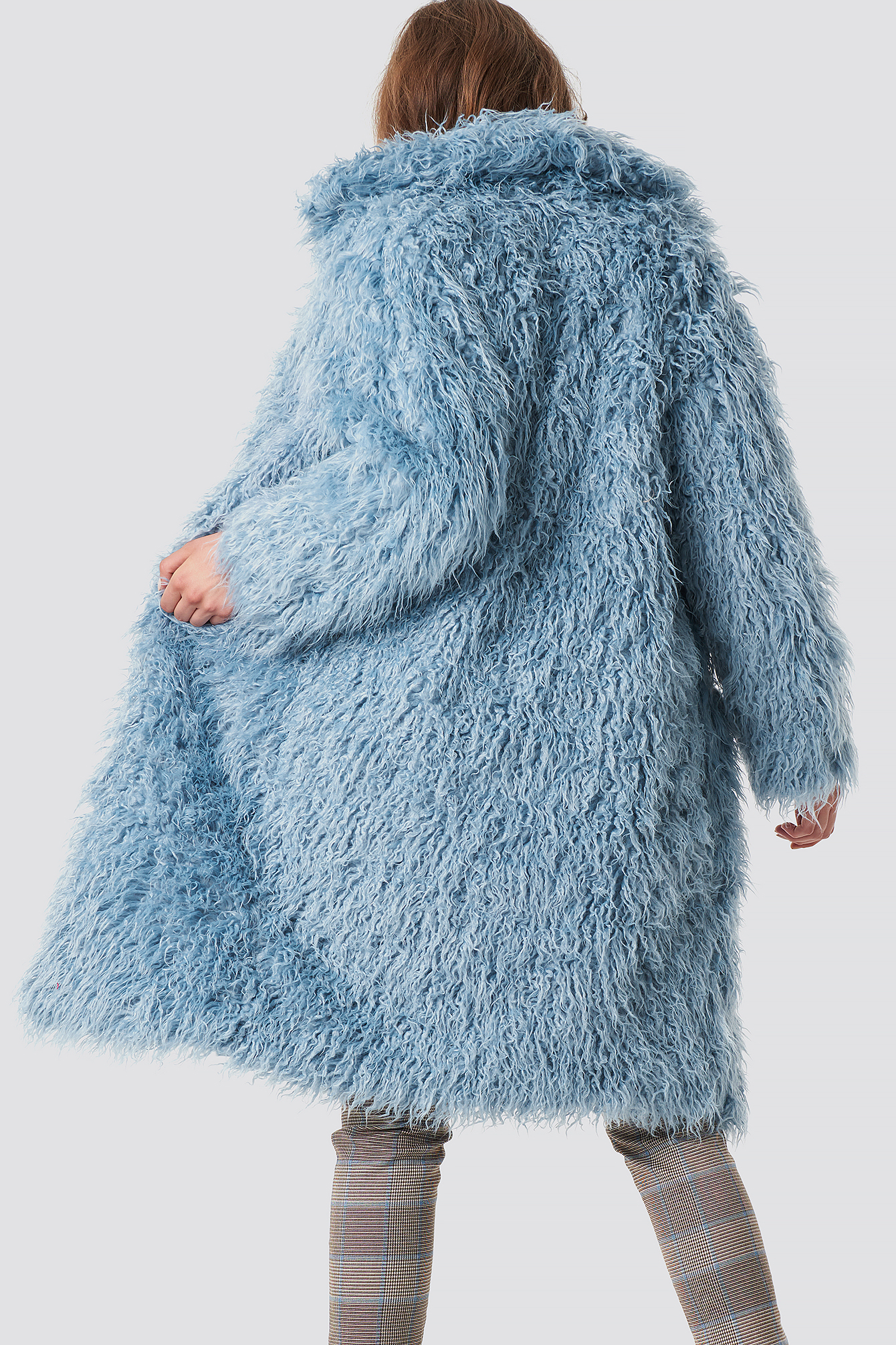 Faux Fur Long Jacket NA-KDLOUNGE.DE