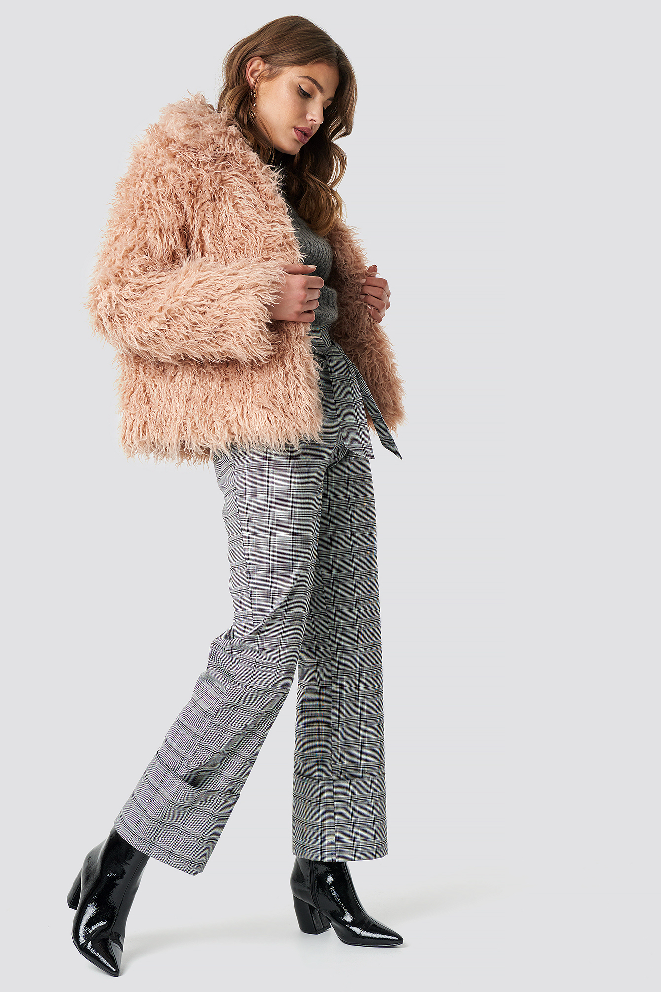 Faux Fur Short Jacket NA-KDLOUNGE.DE
