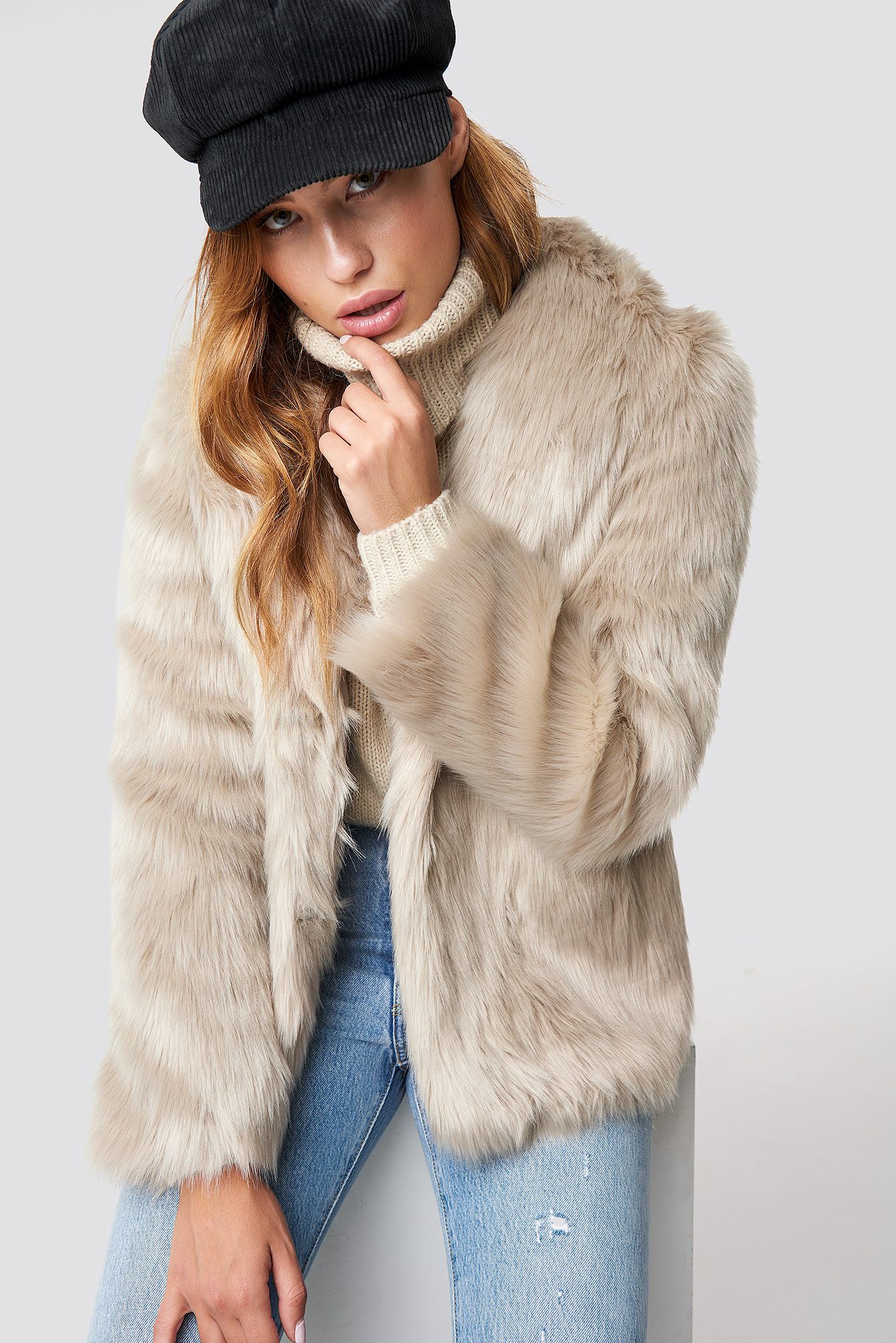 Classic Faux Fur Jacket NA-KDLOUNGE.DE