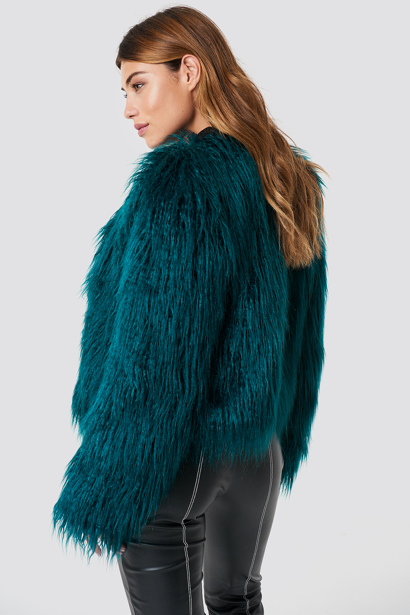Wavy Faux Fur Jacket NA-KDLOUNGE.DE
