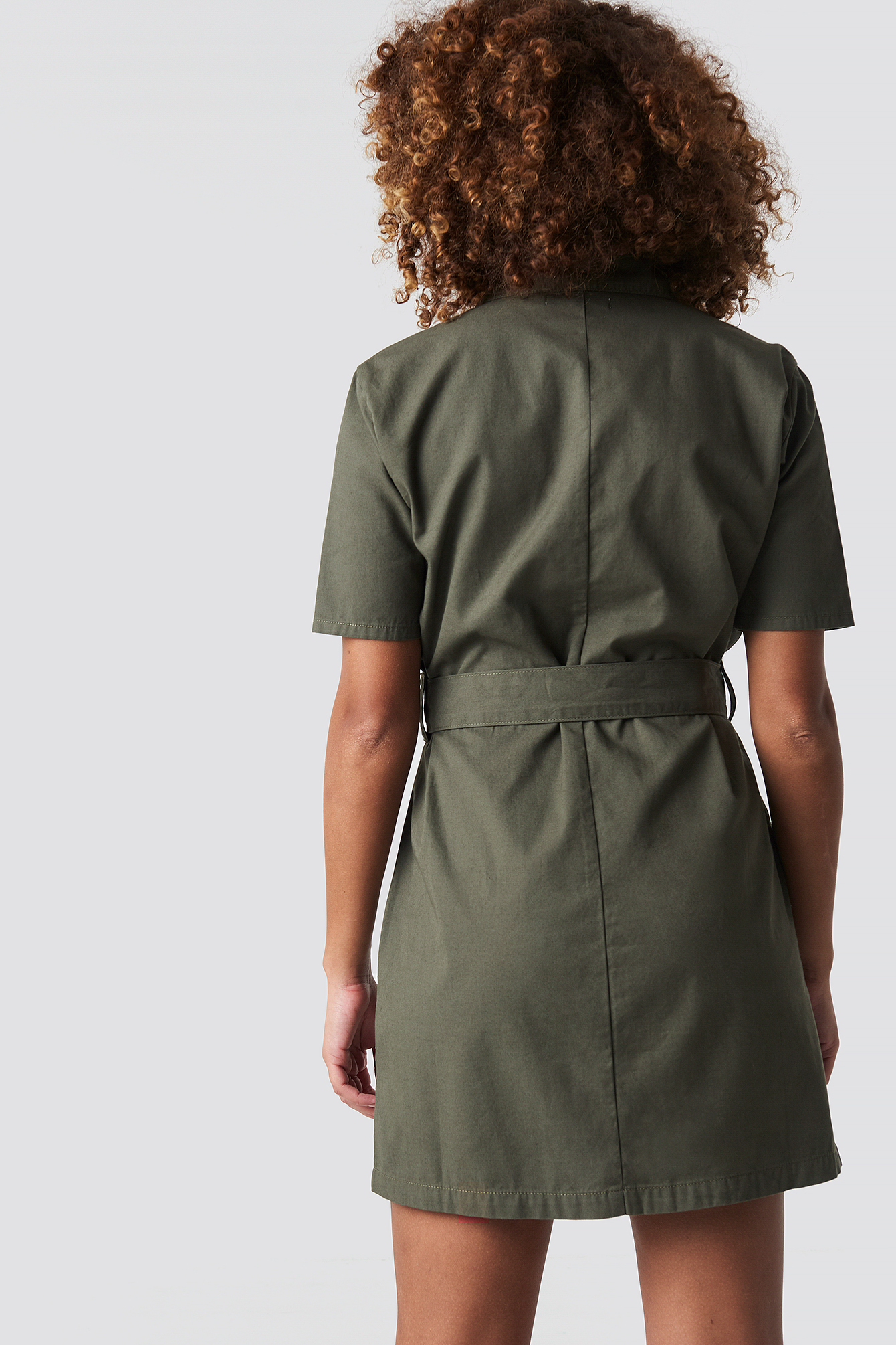 Belted Cargo Mini Dress NA-KDLOUNGE.DE