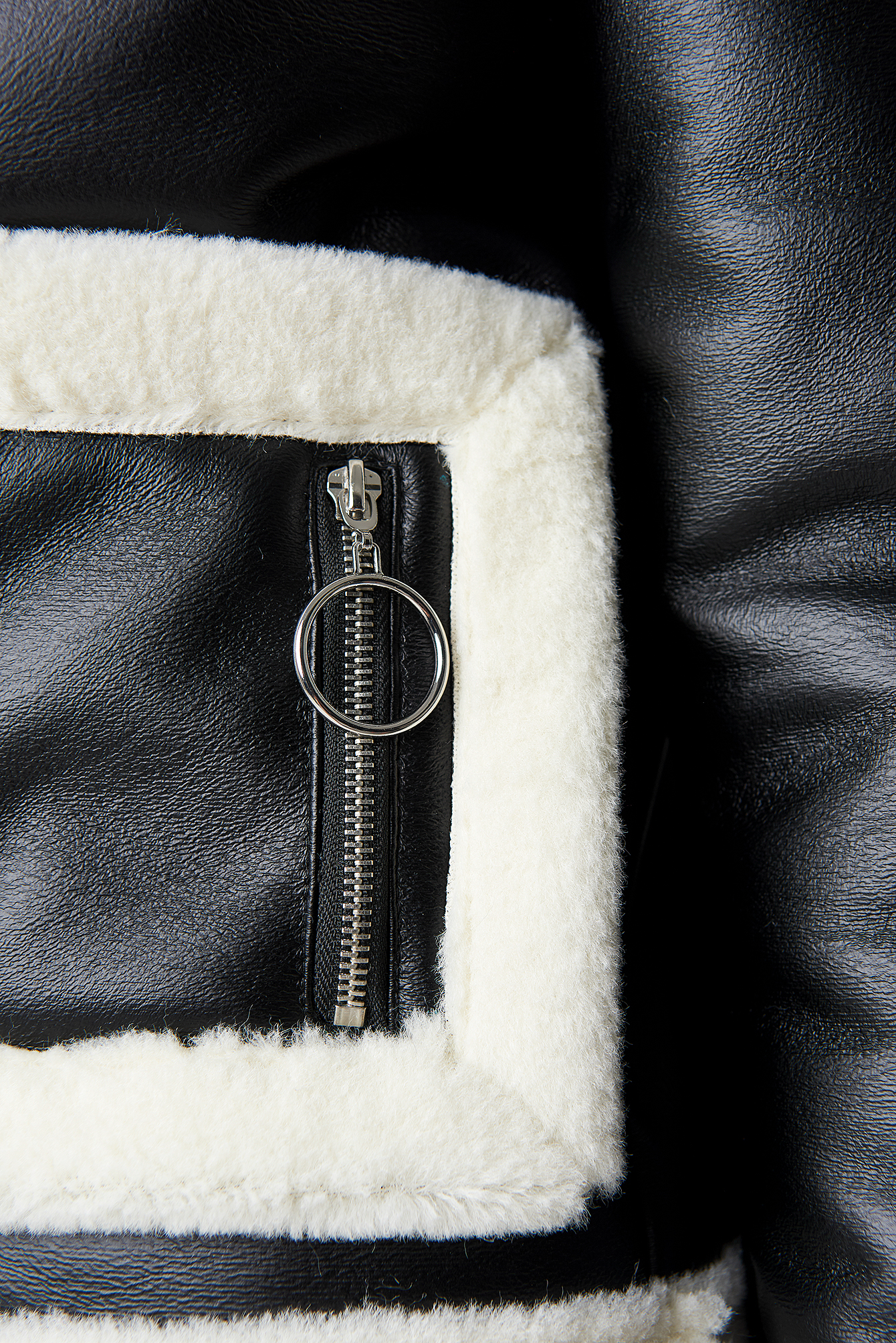 Contrast Bonded Aviator Jacket NA-KDLOUNGE.DE