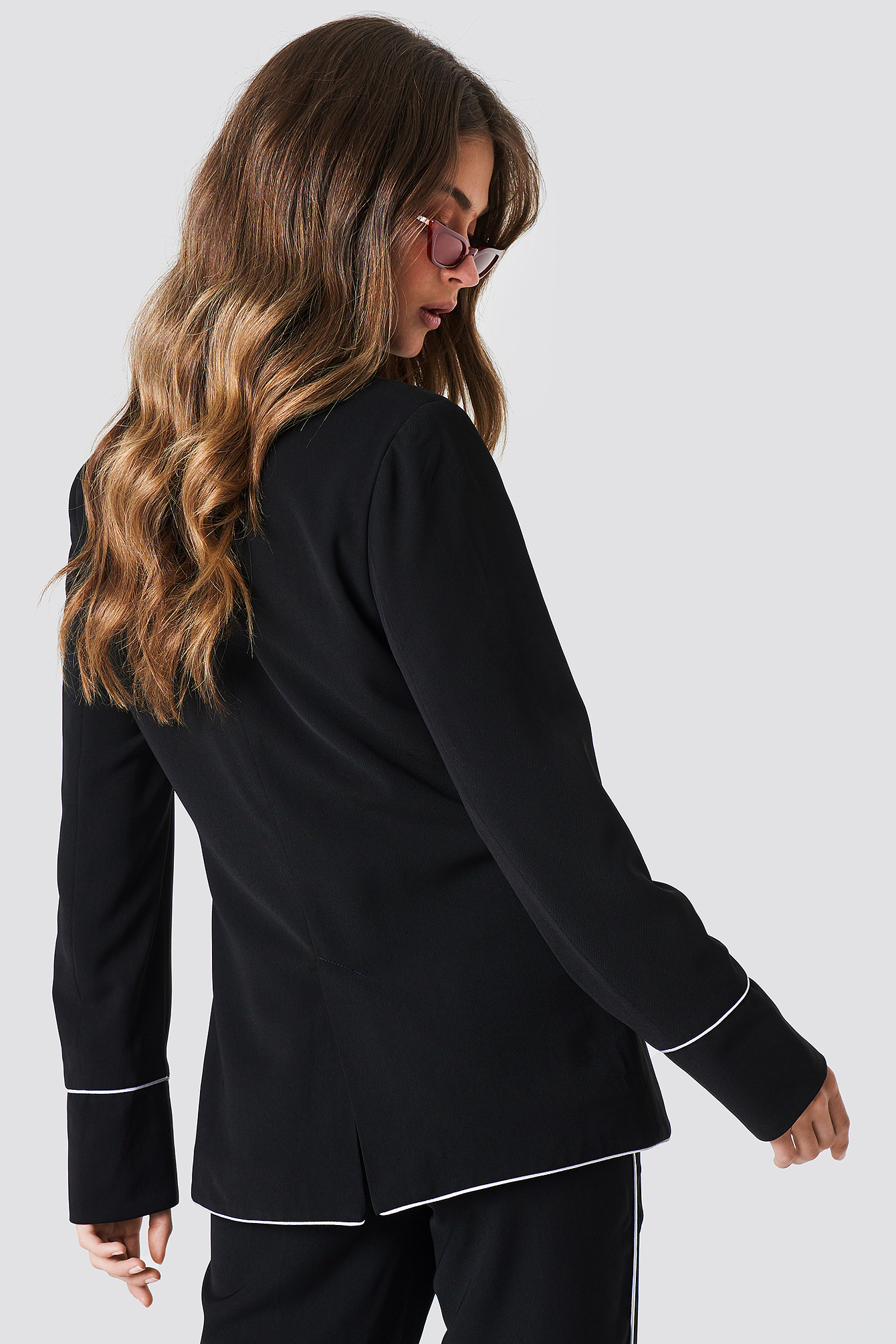 Contrast Piping Blazer NA-KDLOUNGE.DE