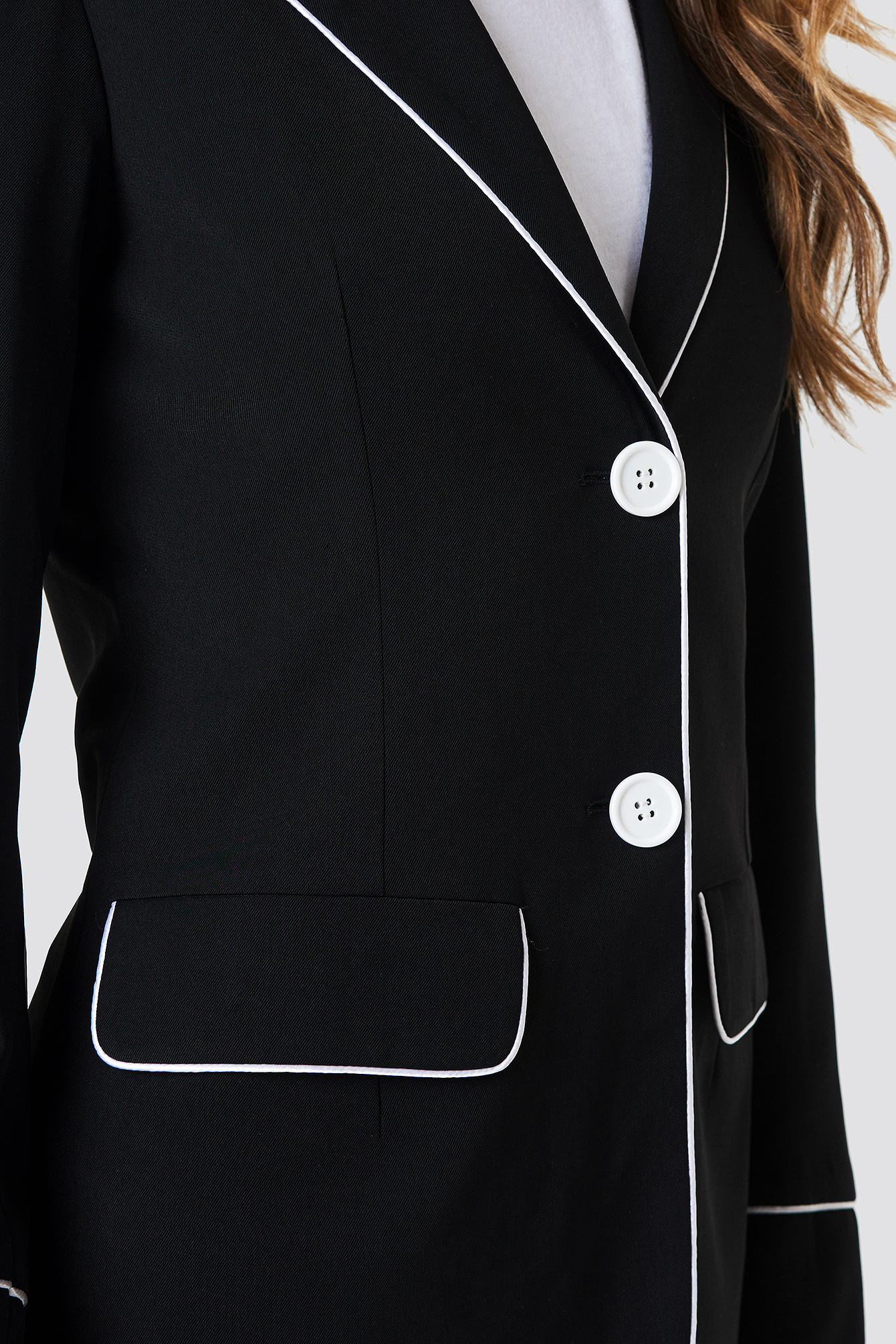 Contrast Piping Blazer NA-KDLOUNGE.DE
