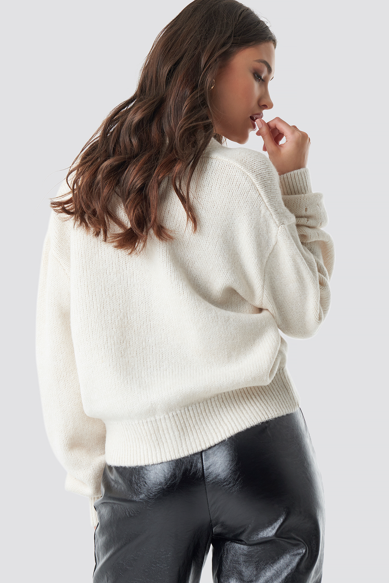 Cropped Oversized Cardigan NA-KDLOUNGE.DE
