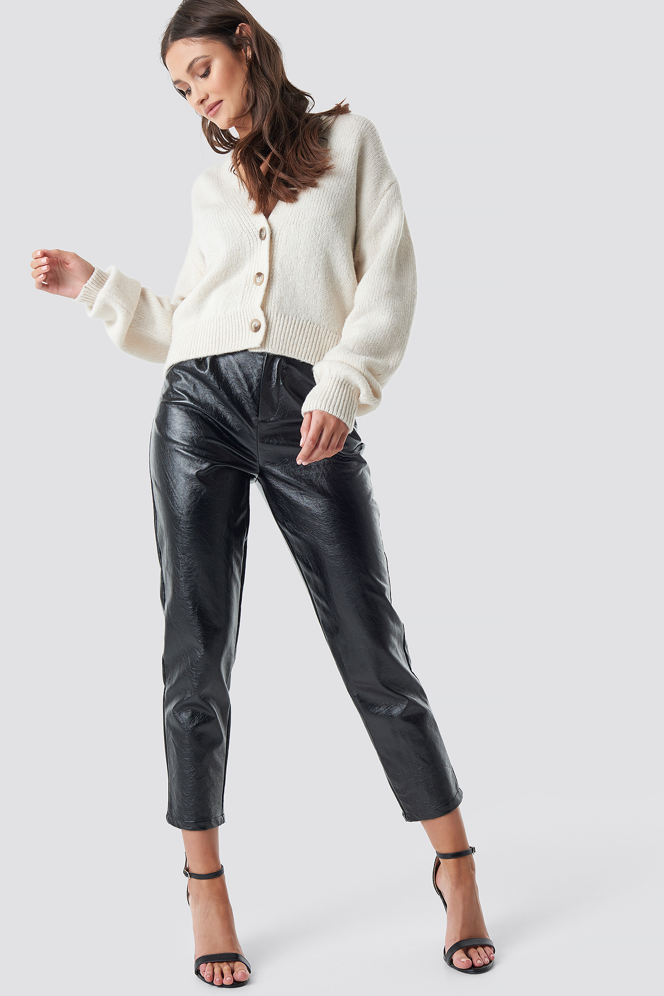 Cropped Oversized Cardigan NA-KDLOUNGE.DE