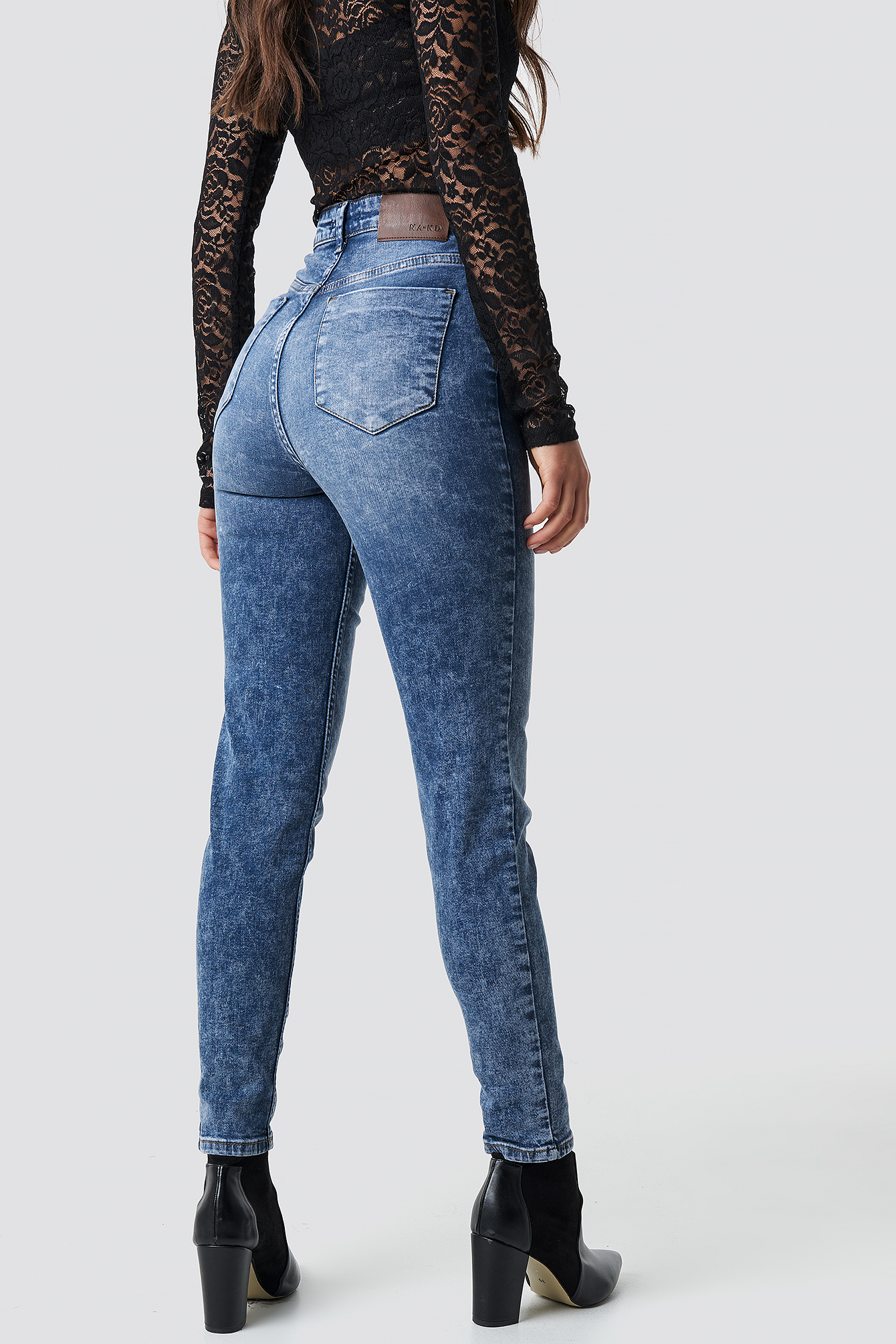 Cropped Skinny Jeans NA-KDLOUNGE.DE