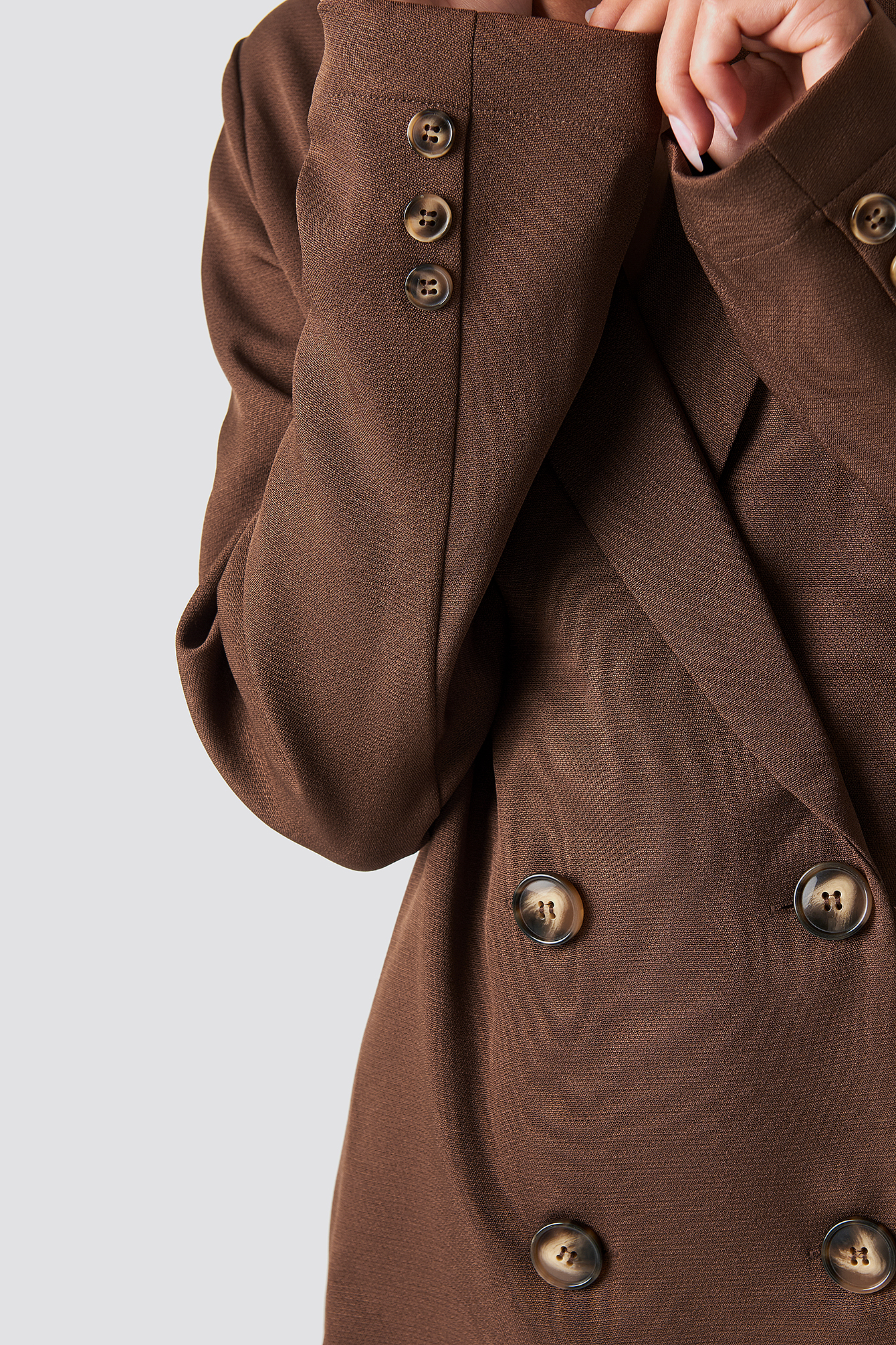 Oversized Double Breasted Blazer NA-KDLOUNGE.DE