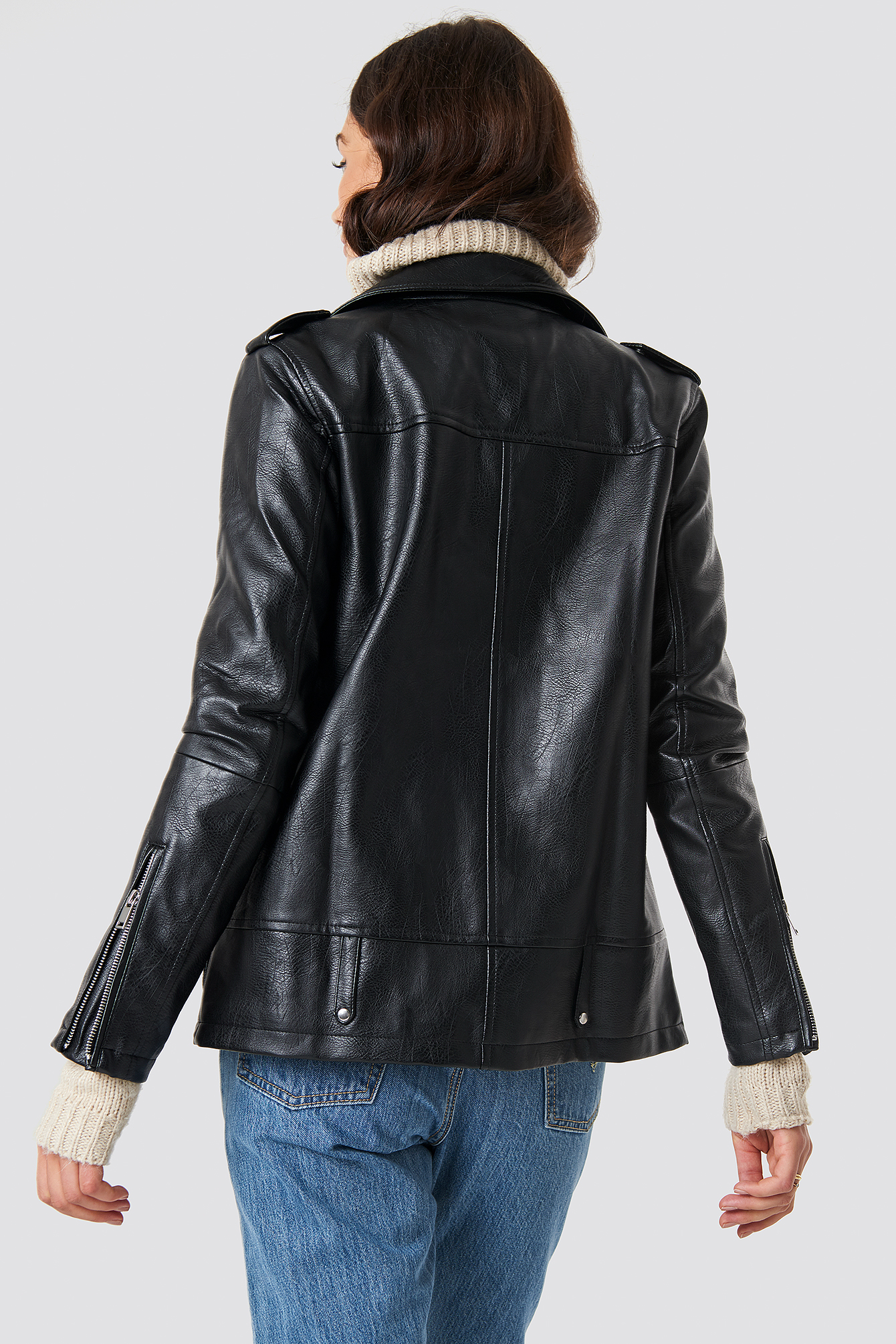 Oversized PU Jacket NA-KDLOUNGE.DE