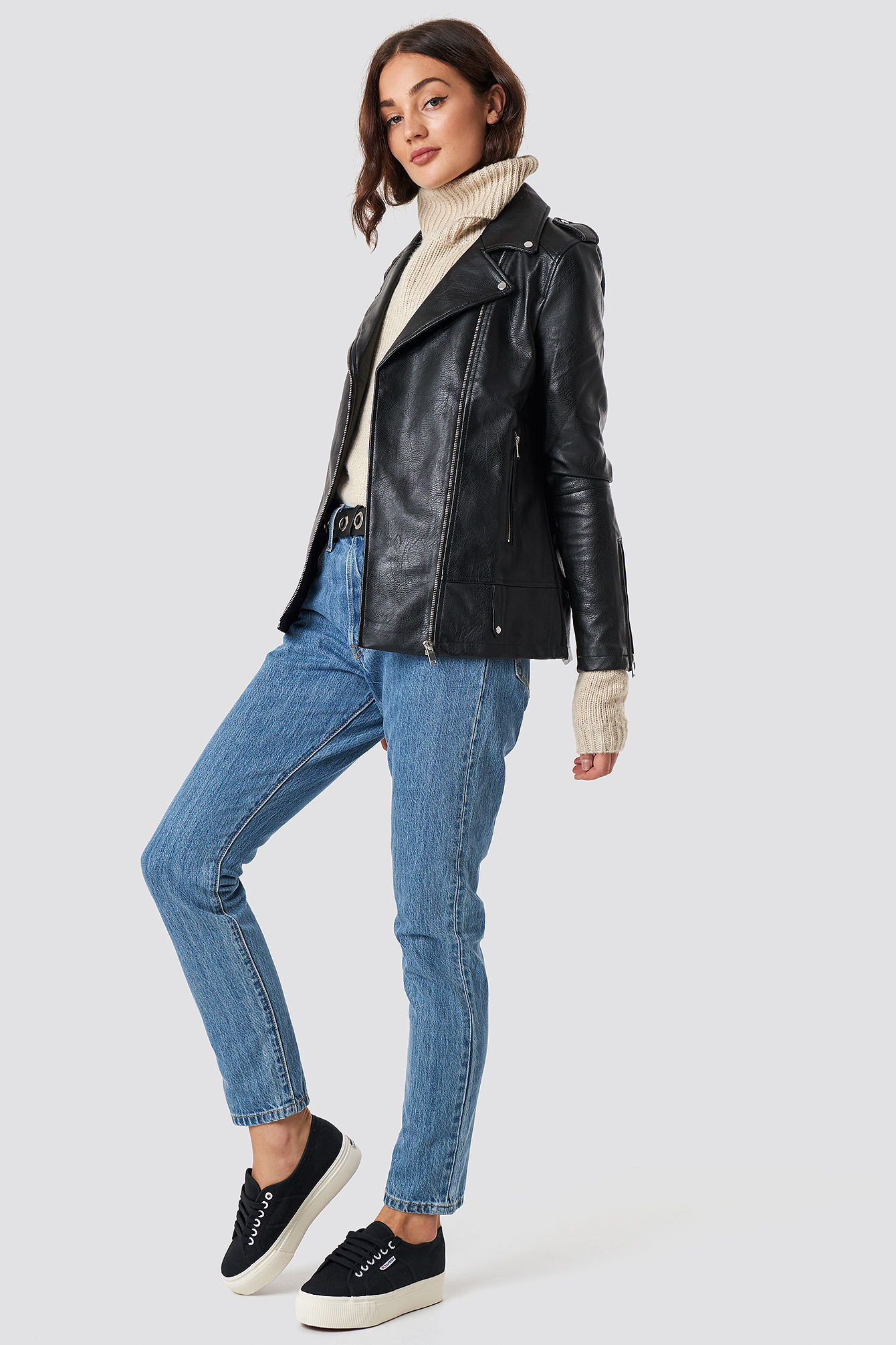Oversized PU Jacket NA-KDLOUNGE.DE