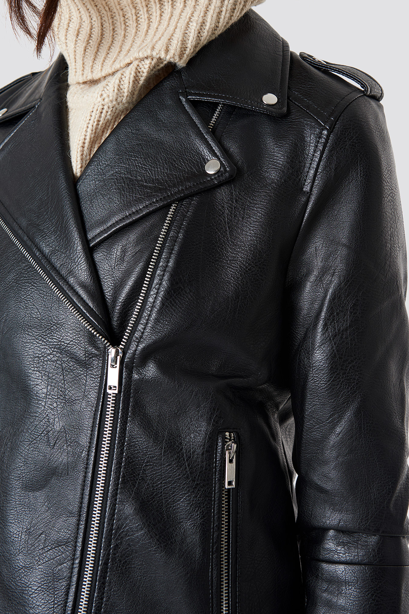 Oversized PU Jacket NA-KDLOUNGE.DE