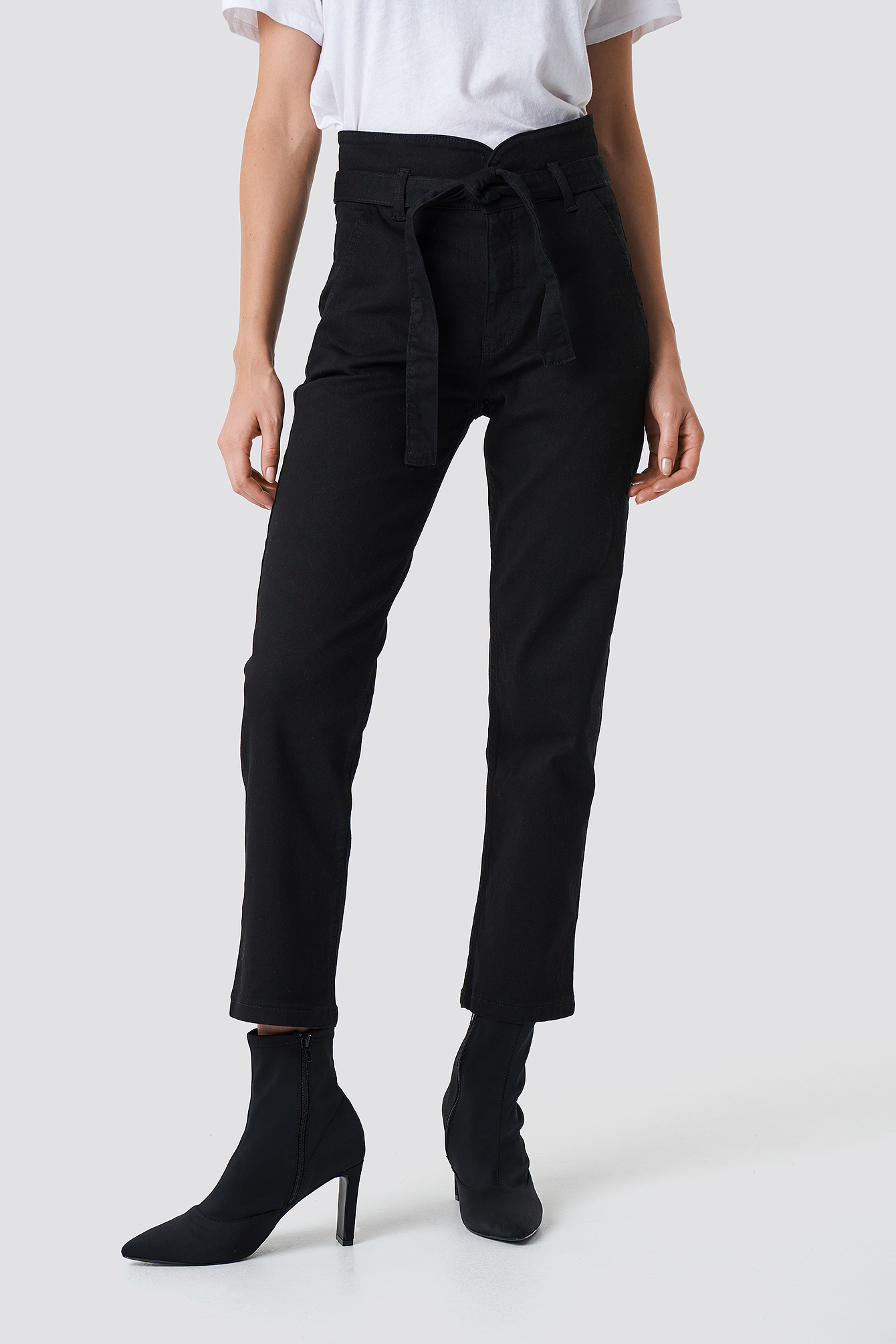 Paperbag Denim Pants NA-KDLOUNGE.DE