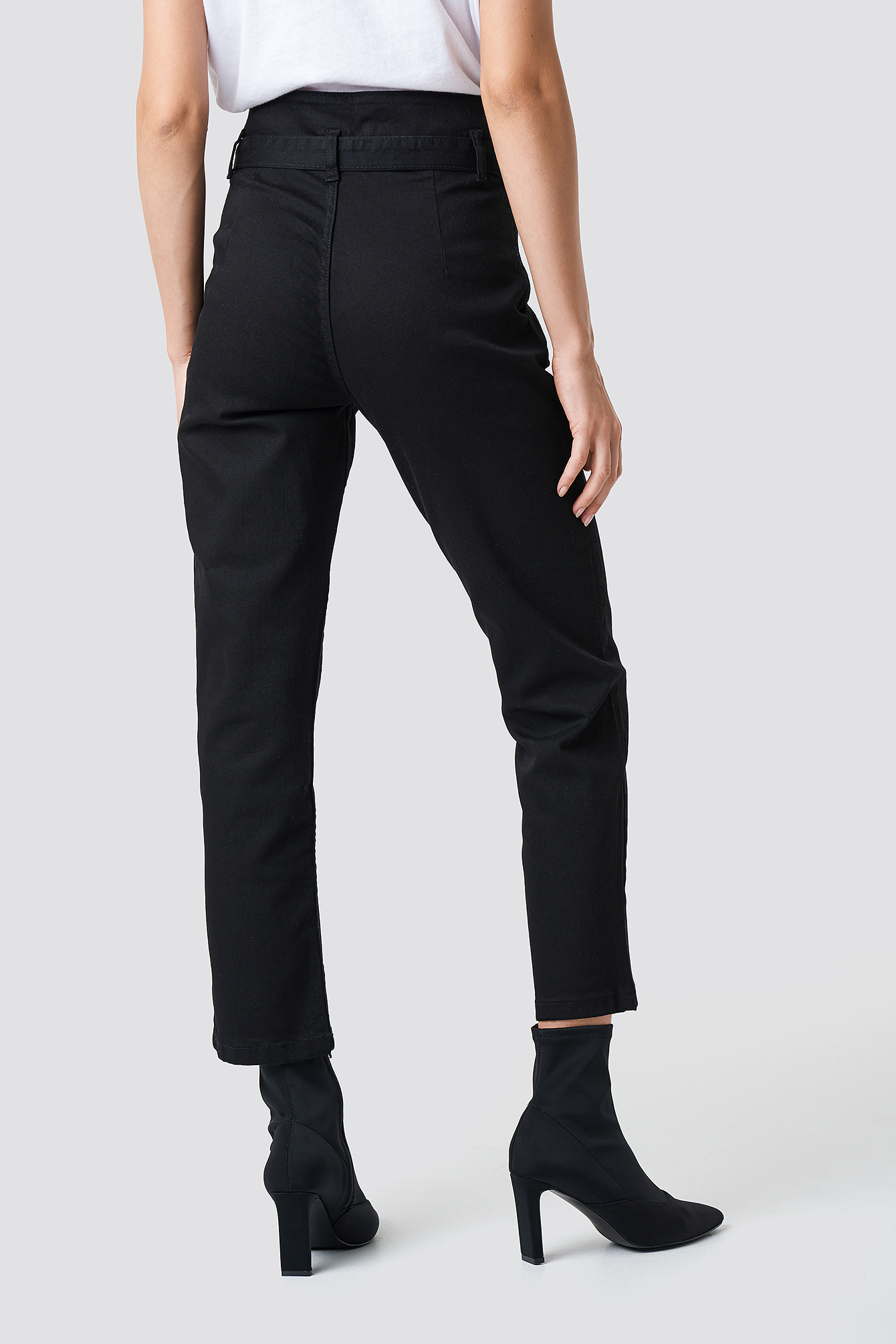 Paperbag Denim Pants NA-KDLOUNGE.DE