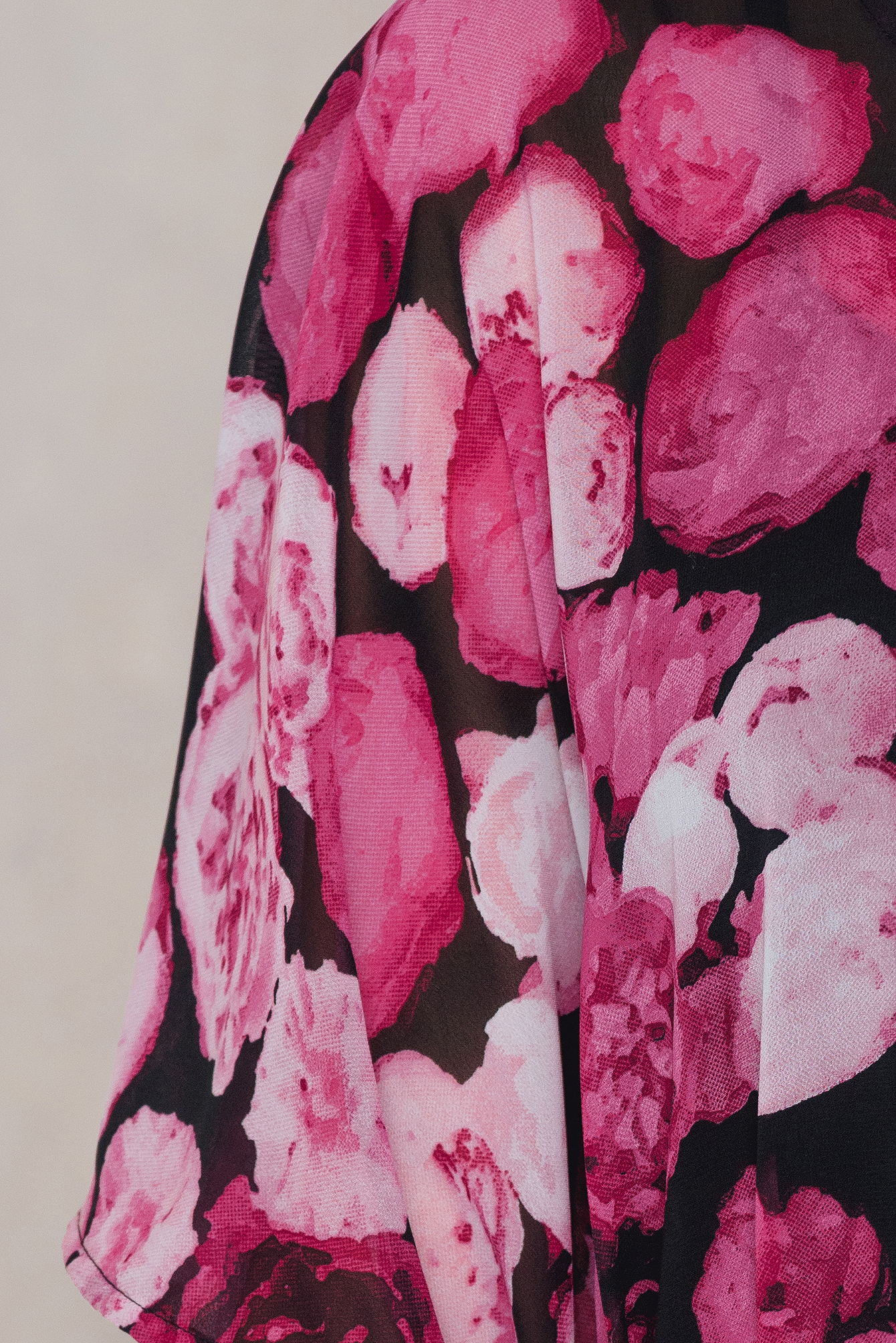 Printed Chiffon Caftan NA-KDLOUNGE.DE