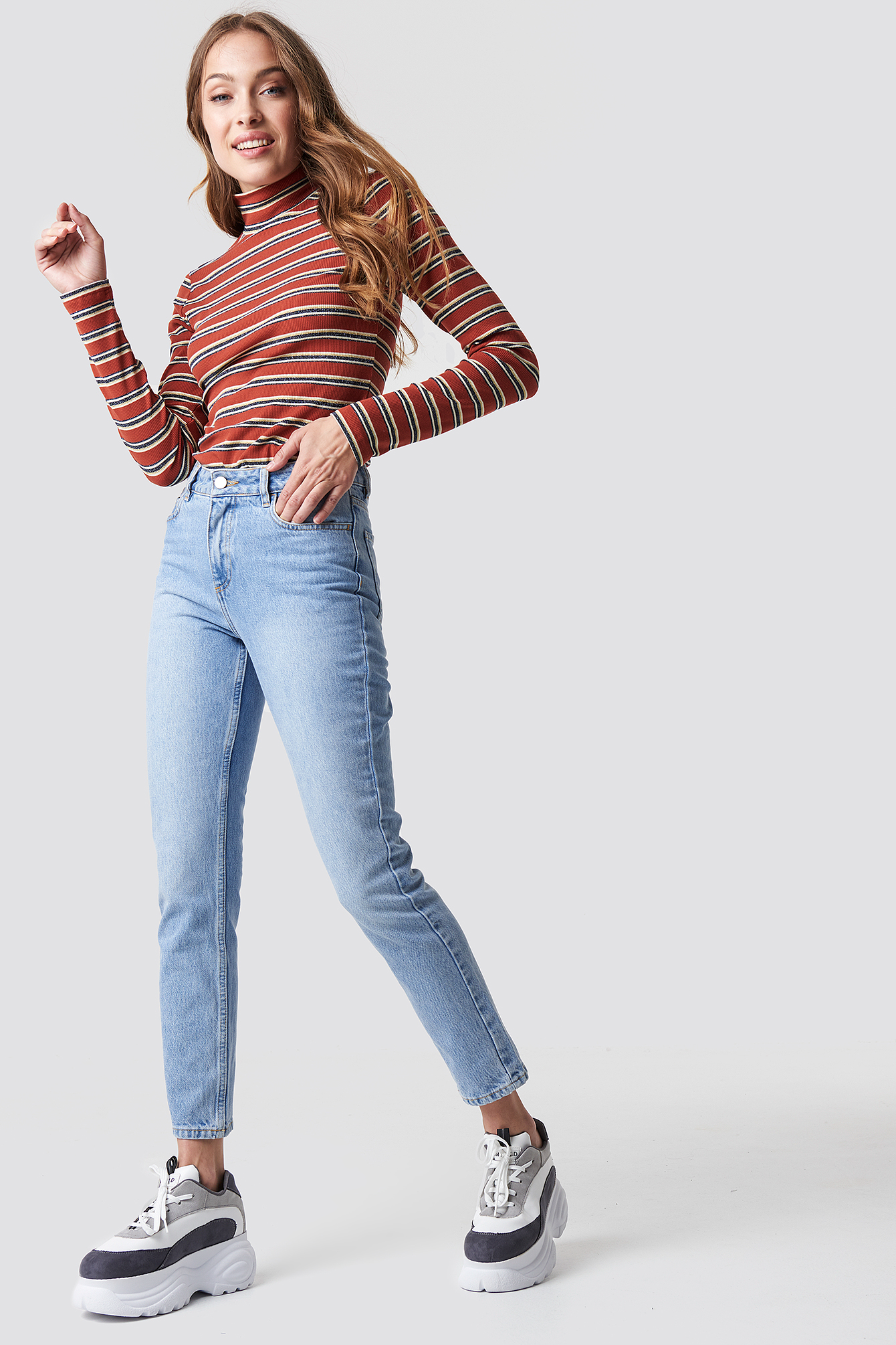 Regular Hem Denim NA-KDLOUNGE.DE