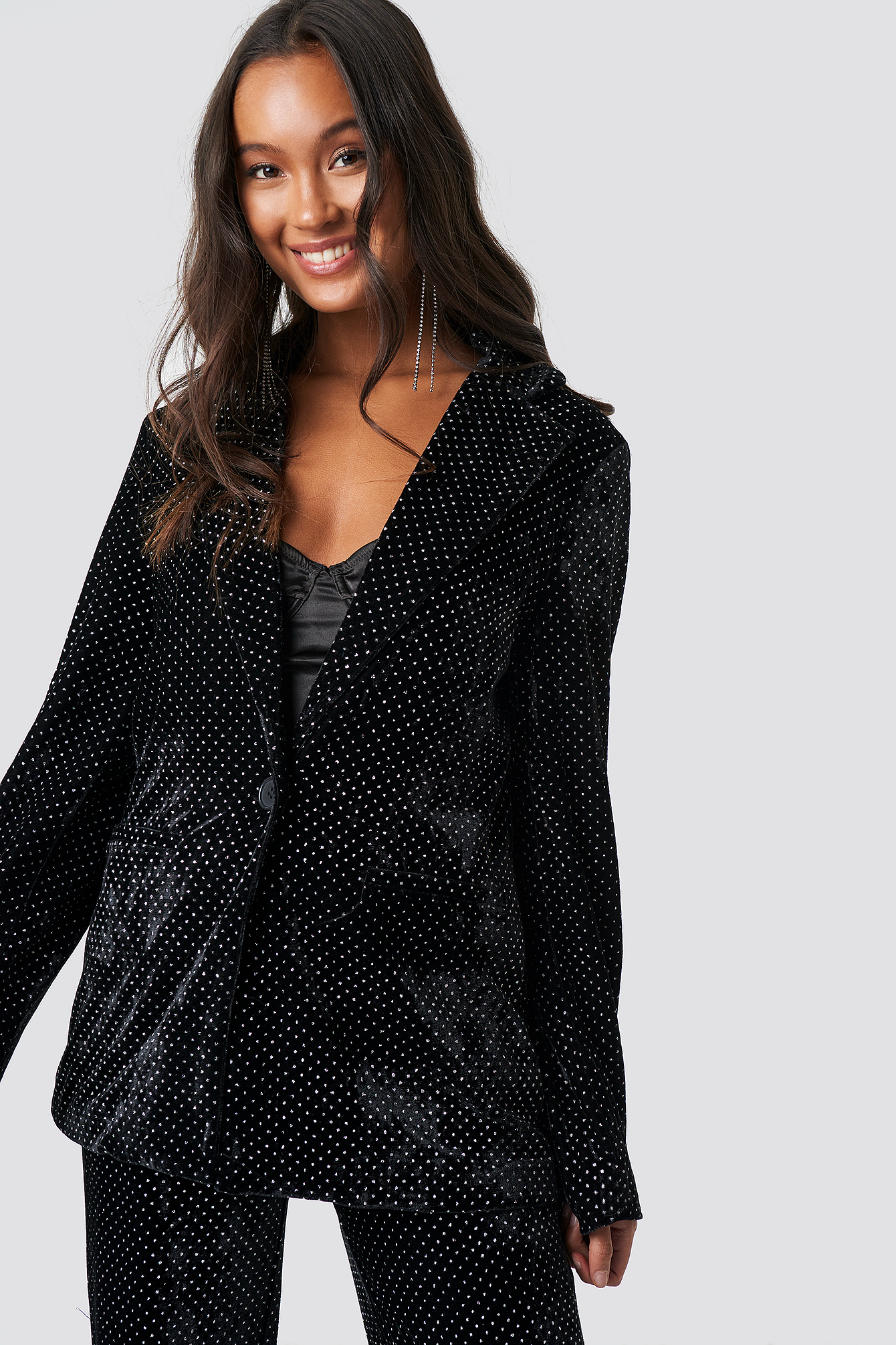 Sparkling Velvet Blazer NA-KDLOUNGE.DE