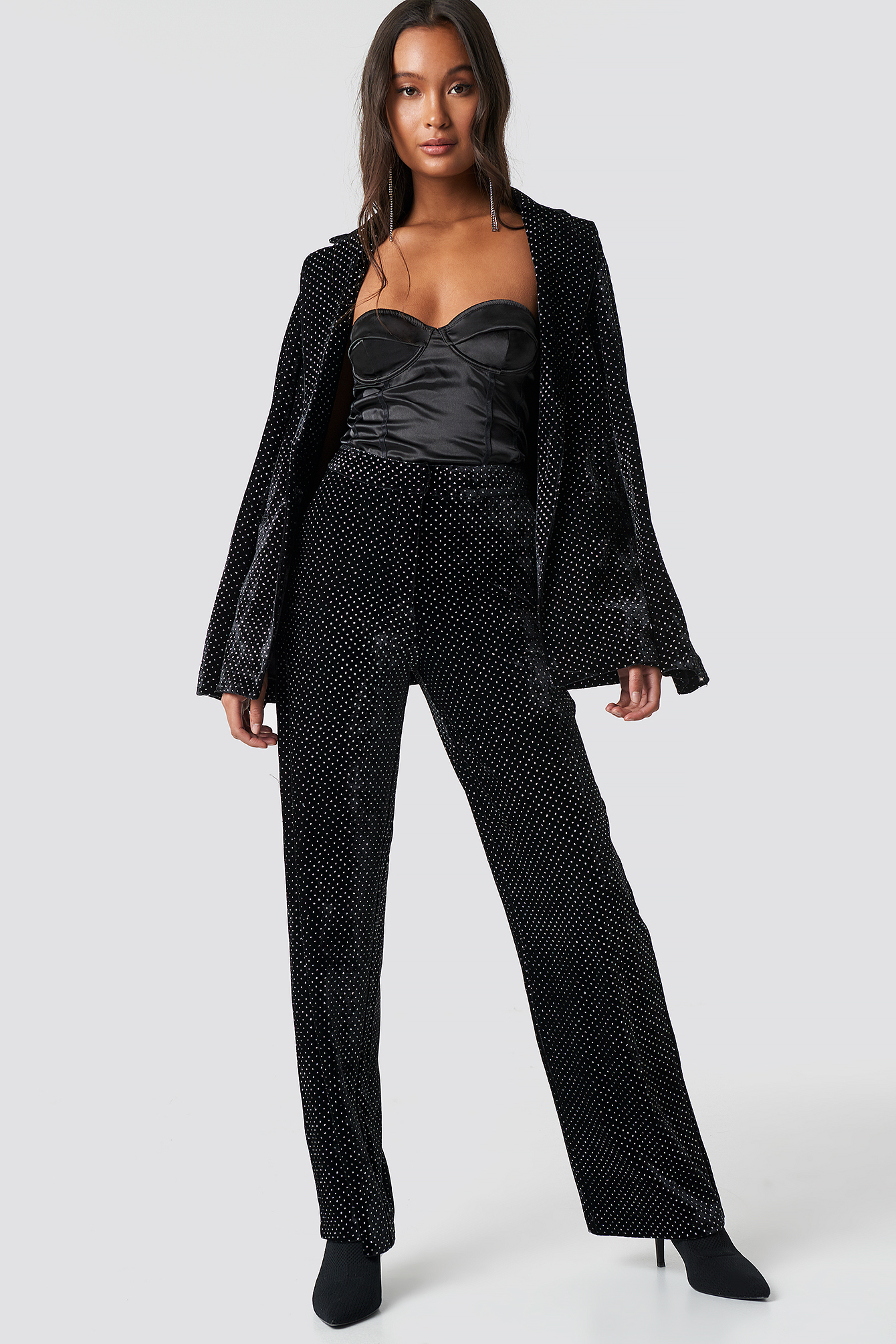 Sparkling Velvet Blazer NA-KDLOUNGE.DE