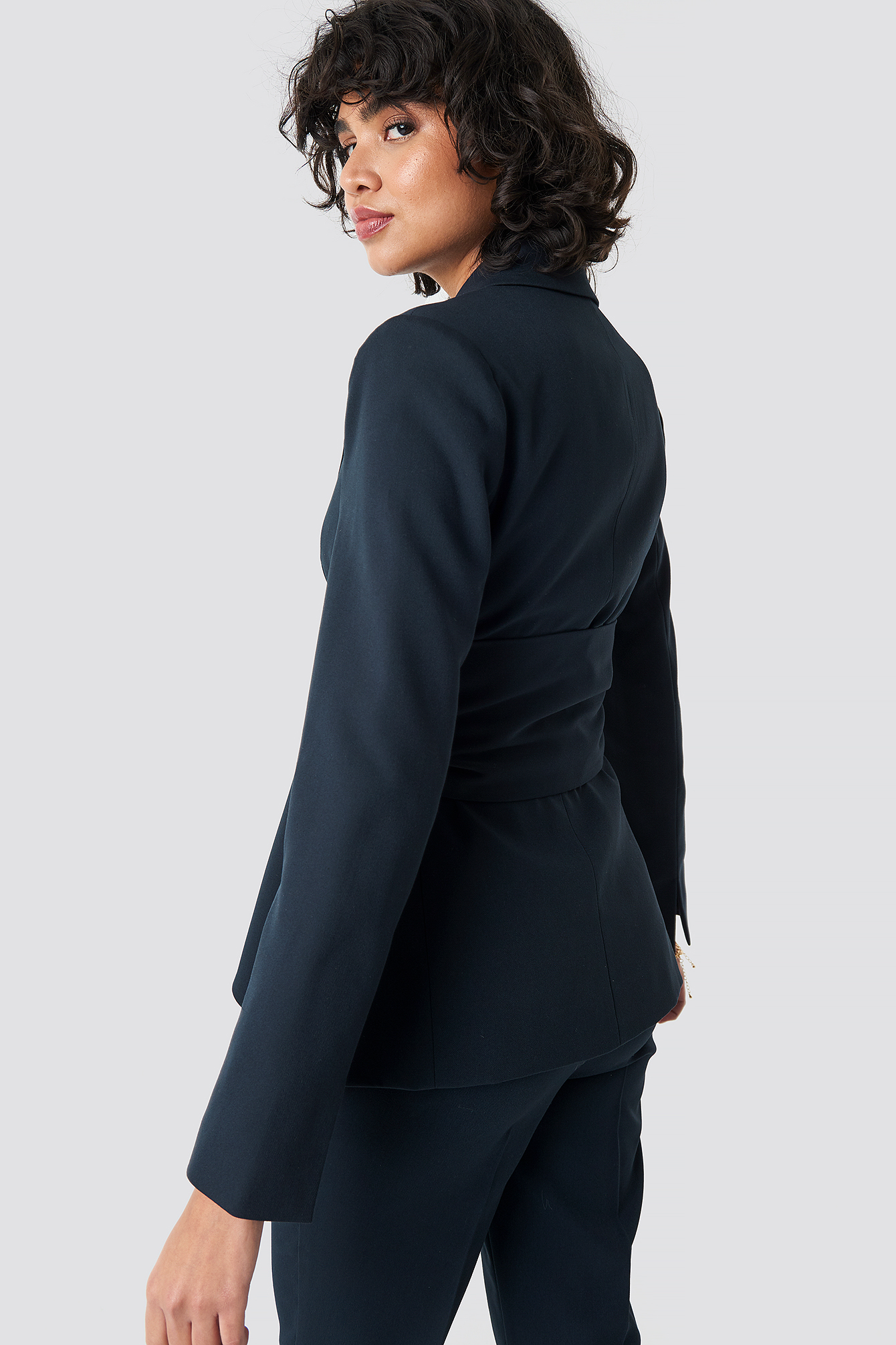 Tie Belt Blazer NA-KDLOUNGE.DE