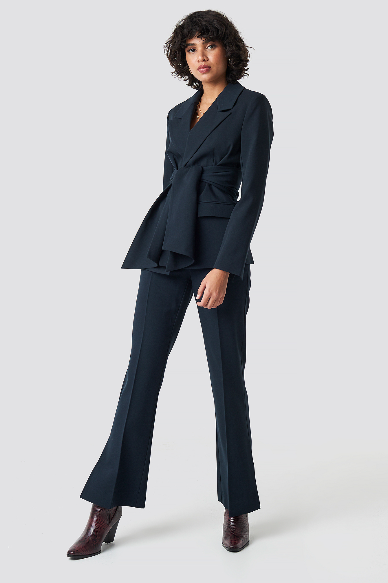 Tie Belt Blazer NA-KDLOUNGE.DE
